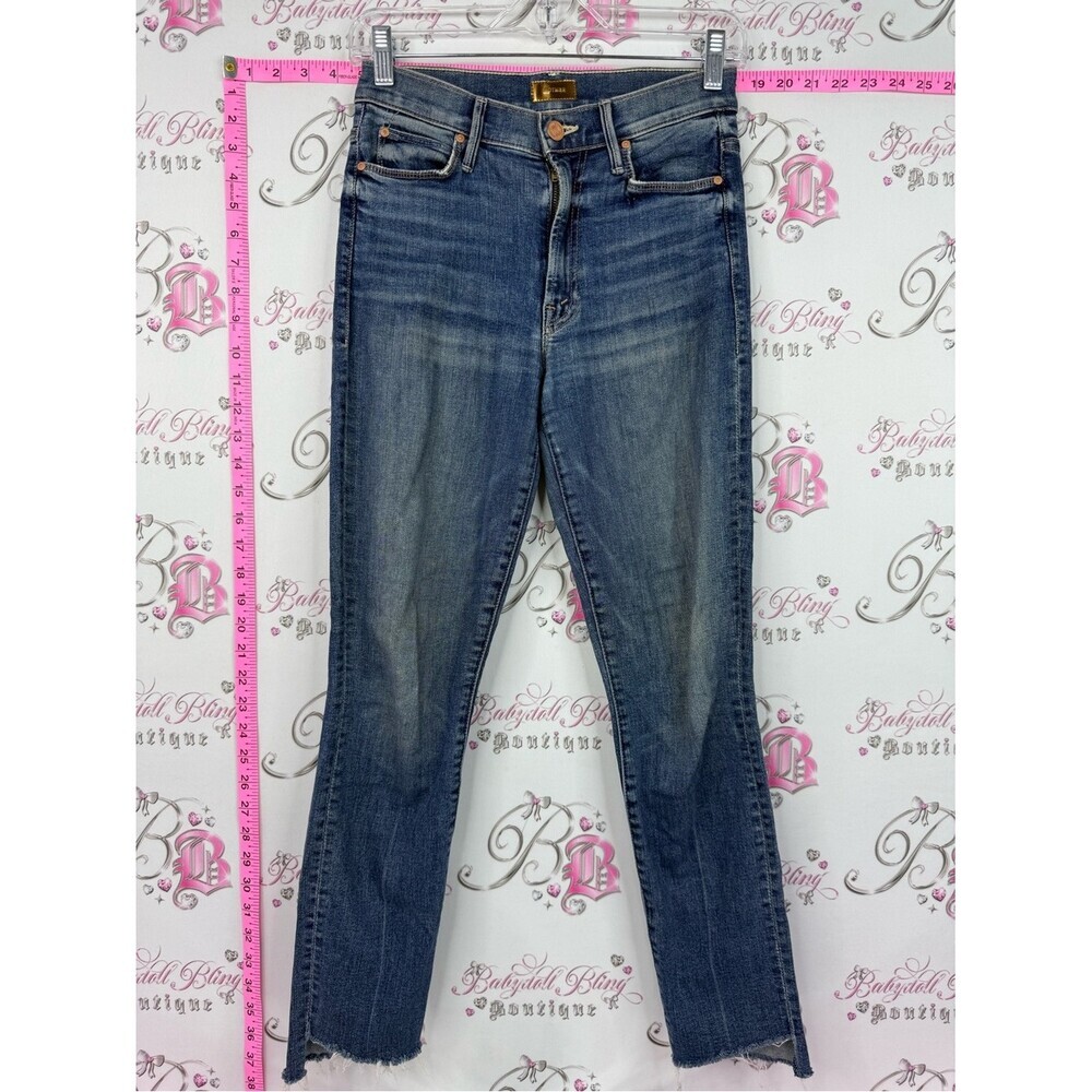 MOTHER jeans Women's Midwash Blue Straight-Leg Jeans